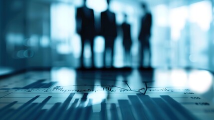 Fototapeta premium Corporate Team Strategizing Global Market Trends and Globalization Analysis