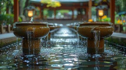 Japanese Garden Water Feature