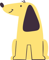 Dachshund Sitting Dog