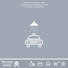 Fototapeta premium Vector dark color icon on a light background in a cage