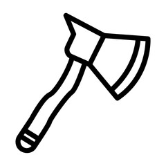 fire axe Line Icon