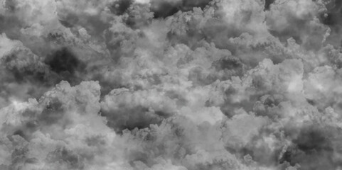 Black overcast clouds are about to beautiful natural storm clouds, summer black cloud sky gradient grey background gloomy landscape in environment day horizon dark sky small and large dramatic clouds.