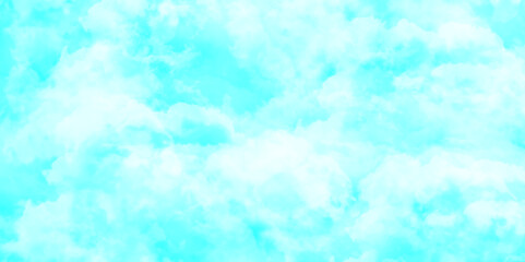 Blue sky with beautiful natural white clouds, summer blue sky cloud gradient light white background gloomy vivid cyan landscape in environment day horizon skyline small and large clouds