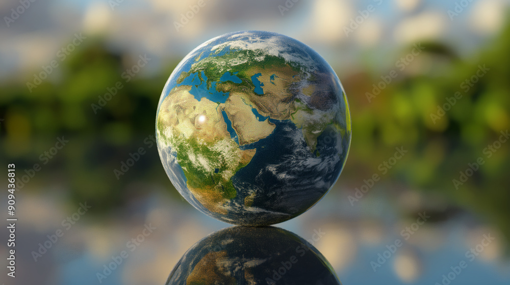 Aufkleber interactive digital globe for global mapping and visualization