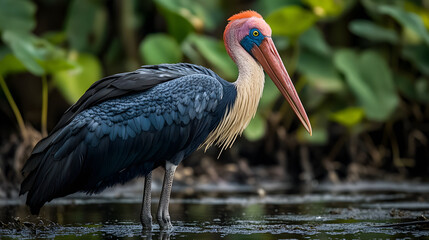 a marabuo stork in the wild © Deanna