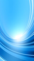Fototapeta premium Digital blue glowing vortex lines waves abstract graphic poster background