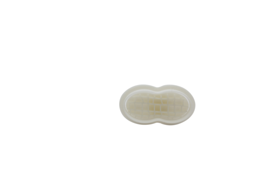 Romantic concept.Heart made of shells on a white background. Place for text, copy, background, postcard.