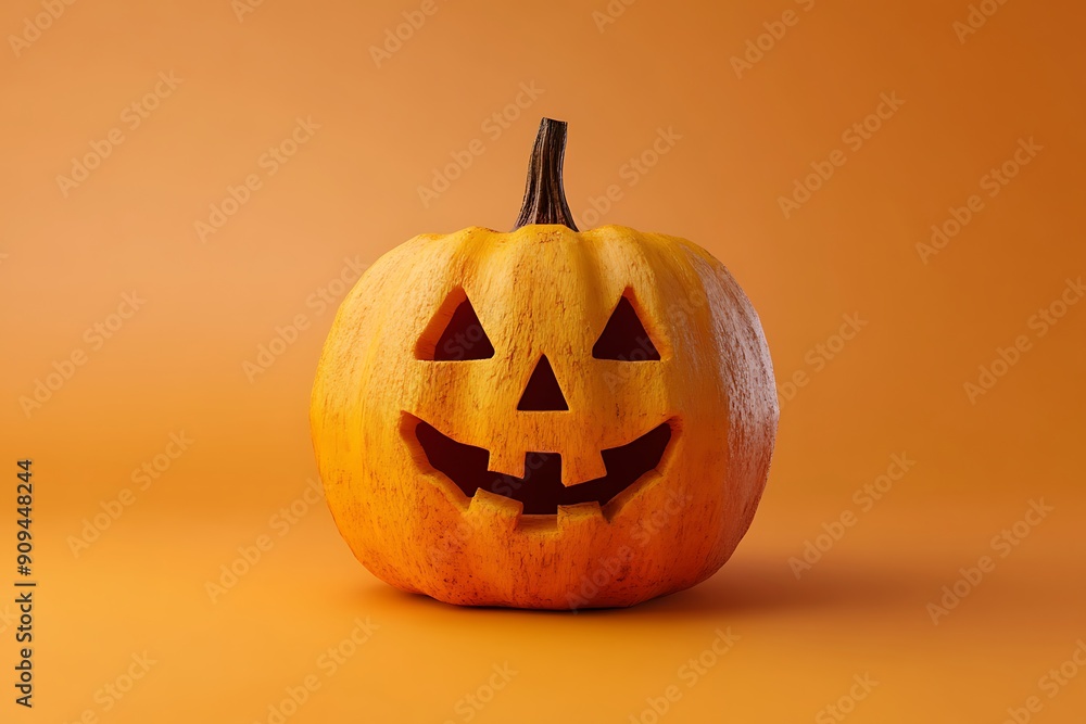 Poster halloween jack o lantern pumpkin