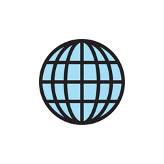 globe icon , travel icon vector