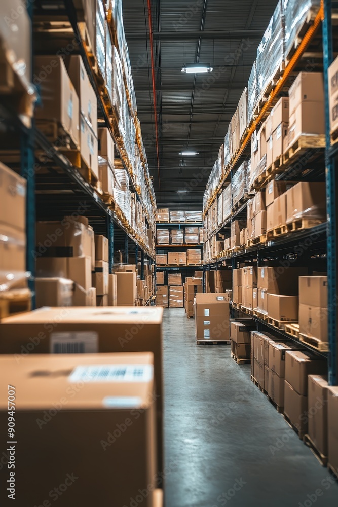 Poster warehouses process ecommerce returns ensuring customer satisfaction with restocked items