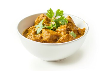 Curry isolated on a white background