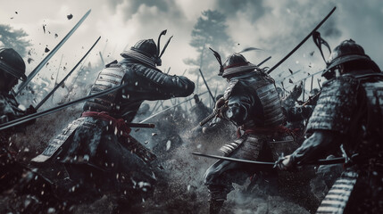 日本の戦国時代の合戦のイメージ