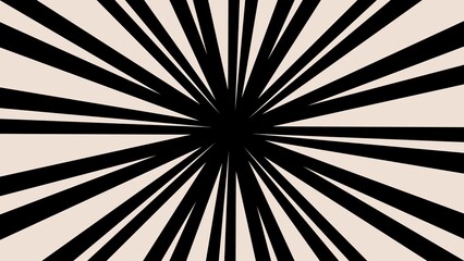 Abstract Radiation Background Black and white illustration