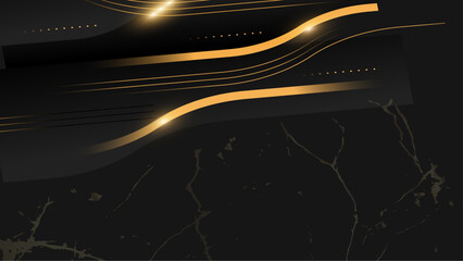 Gradient black background with golden textures. black gold background