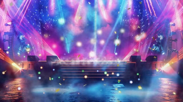 ライブ会場のステージ