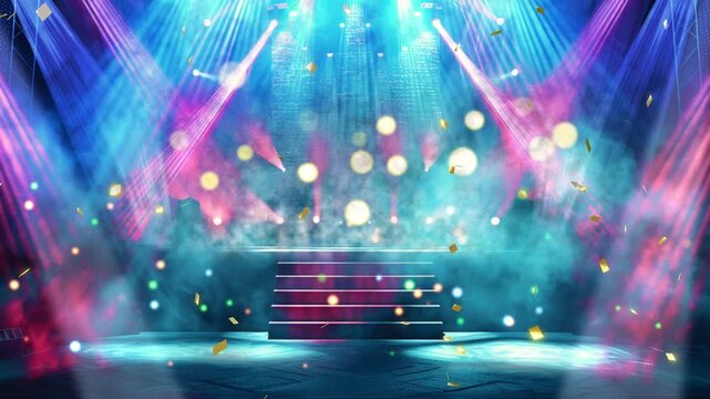 ライブ会場のステージ