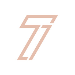Monogram 7. Number 7. Number 7 design logo. Monogram letter mark 7 logo design. Monogram design vector logo. Monogram number 7 logo design. Simple number 7 monogram. Monogram 7 design logo.