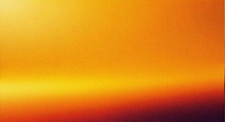 Obraz premium yellow dark red grainy gradient abstract background, noise texture effect, banner poster header design
