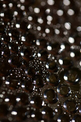 Water humidity drops bubbles macro on water colorful background liquid moments fifty megapixels big size instant printings