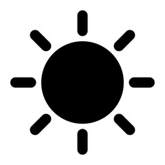sun icon for illustartion