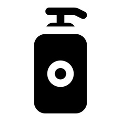 sun cream icon for illustartion