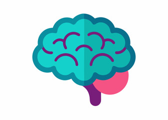 Stylized Brain Icons: Head Illustrations & Vector Art Collection