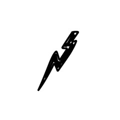 hand drawn lightning icon