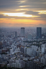 Fototapeta premium 夕暮れの街並み