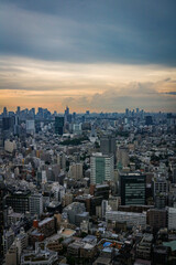 Fototapeta premium 夕暮れの街並み