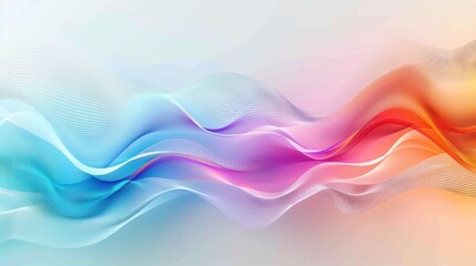 Abstract Colorful Waves