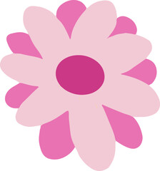 pink flower vector