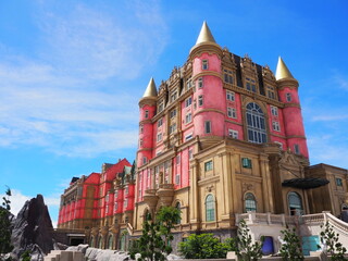 Luna castle and Lava Castle in Ba Na Hills, Da Nang, Vietnam