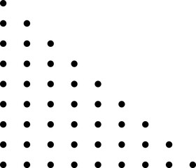 Minimalist Dotted Shape