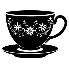 Tea cup vector illustration