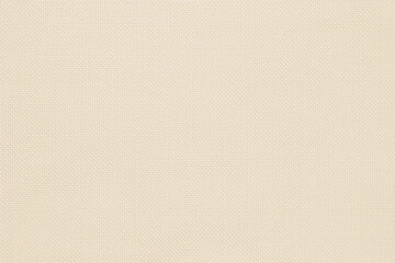 Closeup detail of beige fabric texture background. High resolution photo.
