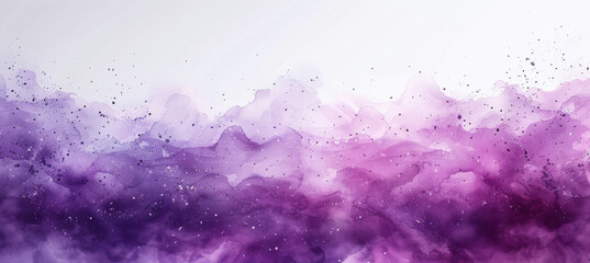 Obraz premium Minimalist Purple Watercolor Art