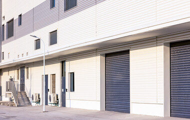 Large factory building structure