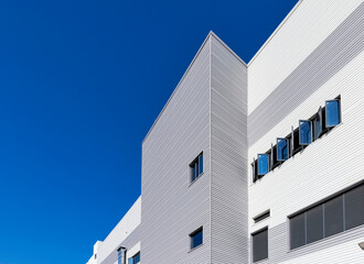 Large factory building iron building