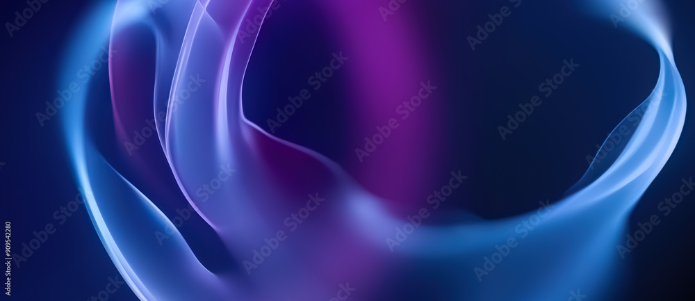 Wall mural an abstract shape in motion abstract background