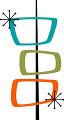 Retro Vintage Mid-Century