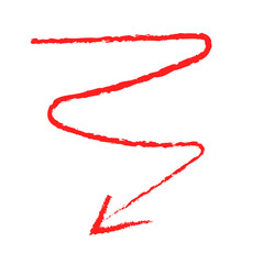 Hand drawn scribble red arrow set. Arrow mark icons. Doddle arrow set. Collection of hand drawn arrows. red simple arrows. red arrow brush grunge. Texture design elements of scribble lines. vector