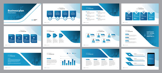 template presentation design and page layout design for brochure ,book , magazine, annual report and company profile , with info graphic elements design