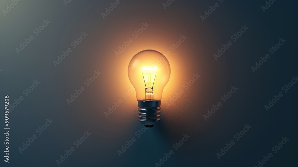 Poster visual representation of idea generation for the future.