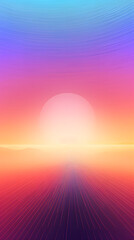 Naklejka premium Digital abstract lens flare graphic poster background