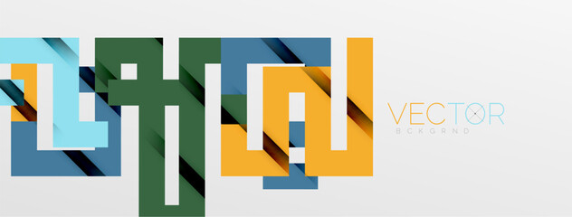 Color bend lines with shadow texture effect. Vector Illustration For Wallpaper, Banner, Background, Card, Book Illustration, landing page