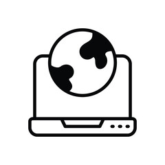 Distance learning vector icon