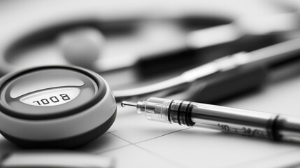 Glucometer shows a normal blood sugar result at a medical appointment