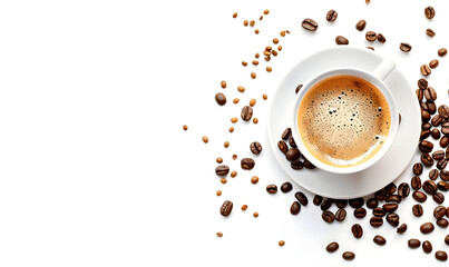 International Coffee Day copy space background