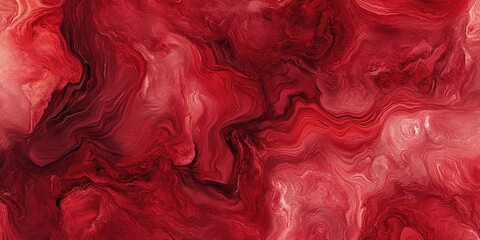 Abstract Red Swirls