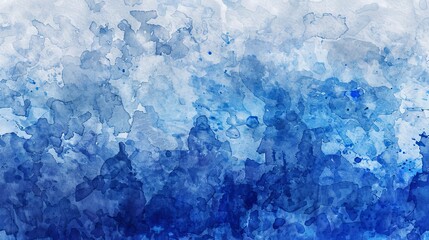 Beautiful abstract watercolor background with cobalt gradient, showcasing a vivid and artistic splash of colors blending seamlessly in a dynamic 16:9 aspect ratio. Perfect for creative design
